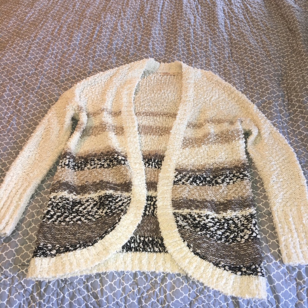 Hollister Color Block Cardigan